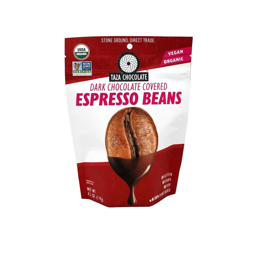 Dark Chocolate Covered Espresso Beans 3.5oz - Taza Chocolate