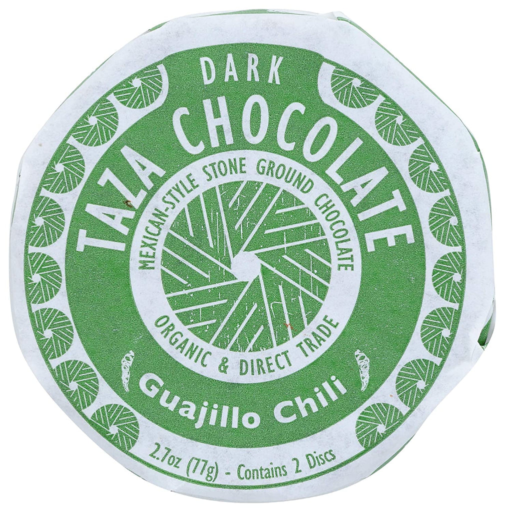 Stone Ground Chocolate - Guajillo Chili 2.7 oz disc - Taza Chocolate