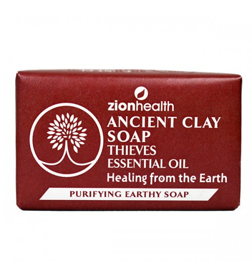Ancient Clay Soap - Thieves Essential Oil 6 oz bar - Zion Health