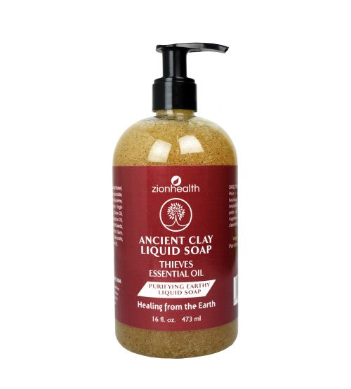 Ancient Clay Hand Soap - Thieves Essential Oil - Zion Health