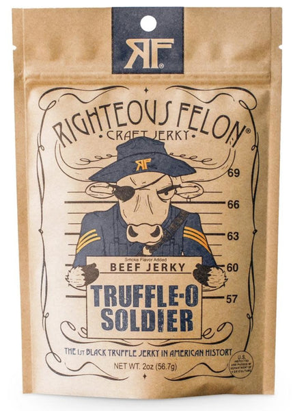 Truffle-O-Bill Beef Jerky 2 oz - Righteous Felon Craft Jerky