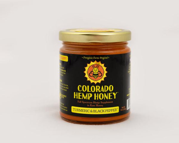 TURMERIC & BLACK PEPPER FULL-SPECTRUM HEMP HONEY (COLORADO HEMP HONEY)