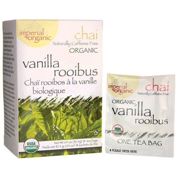 Vanilla Rooibus Chai Tea - 18 bag Certified Organic - Imperial Organic