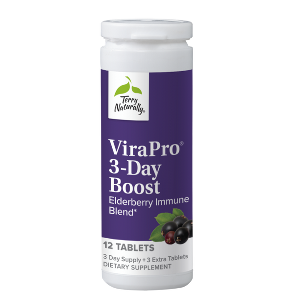 ViraPro 3-Day Boost 12 tablets - Elderberry Immune Blend - Terry Naturally