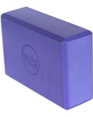 4 Inch  Foam  Yoga Block (Purple)