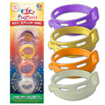 Insect Repelling Band 120 Hours Family Pack  (Bugband) 4 ct