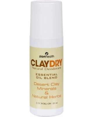Clay Dry Roll On Deodorant (Zion Health)